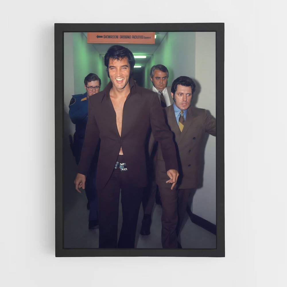 ap-elvis presley-2 cadre Noir