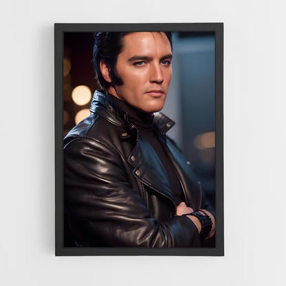 ap-elvis presley-5 cadre Noir