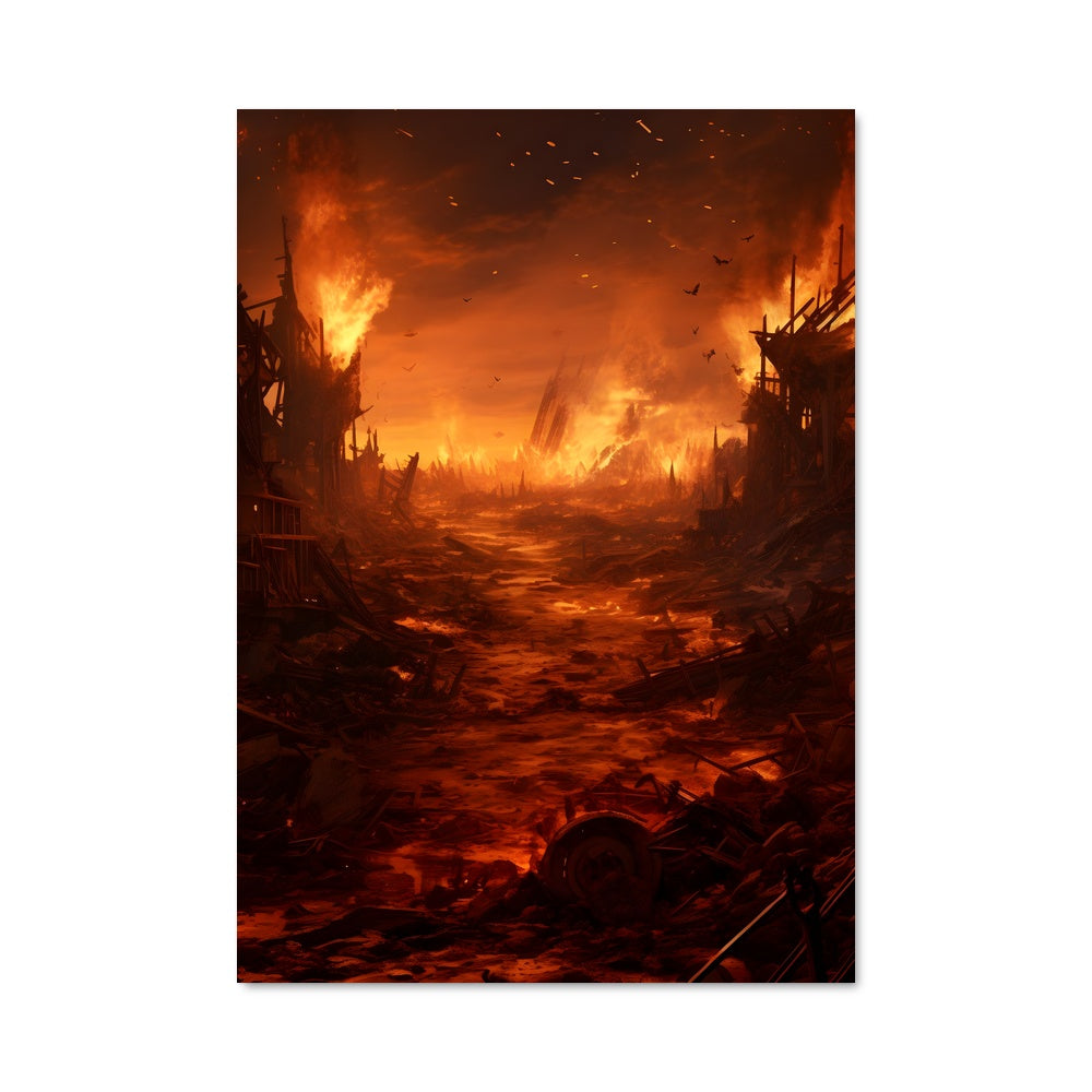 Poster Cendres et Flamme