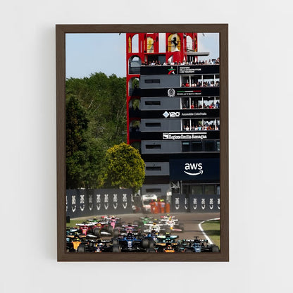 ap-emilia romagna grand prix-3 cadre Bois foncé