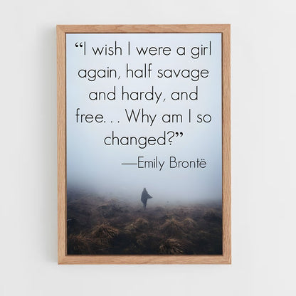 ap-emily bronte-1 cadre Bois clair