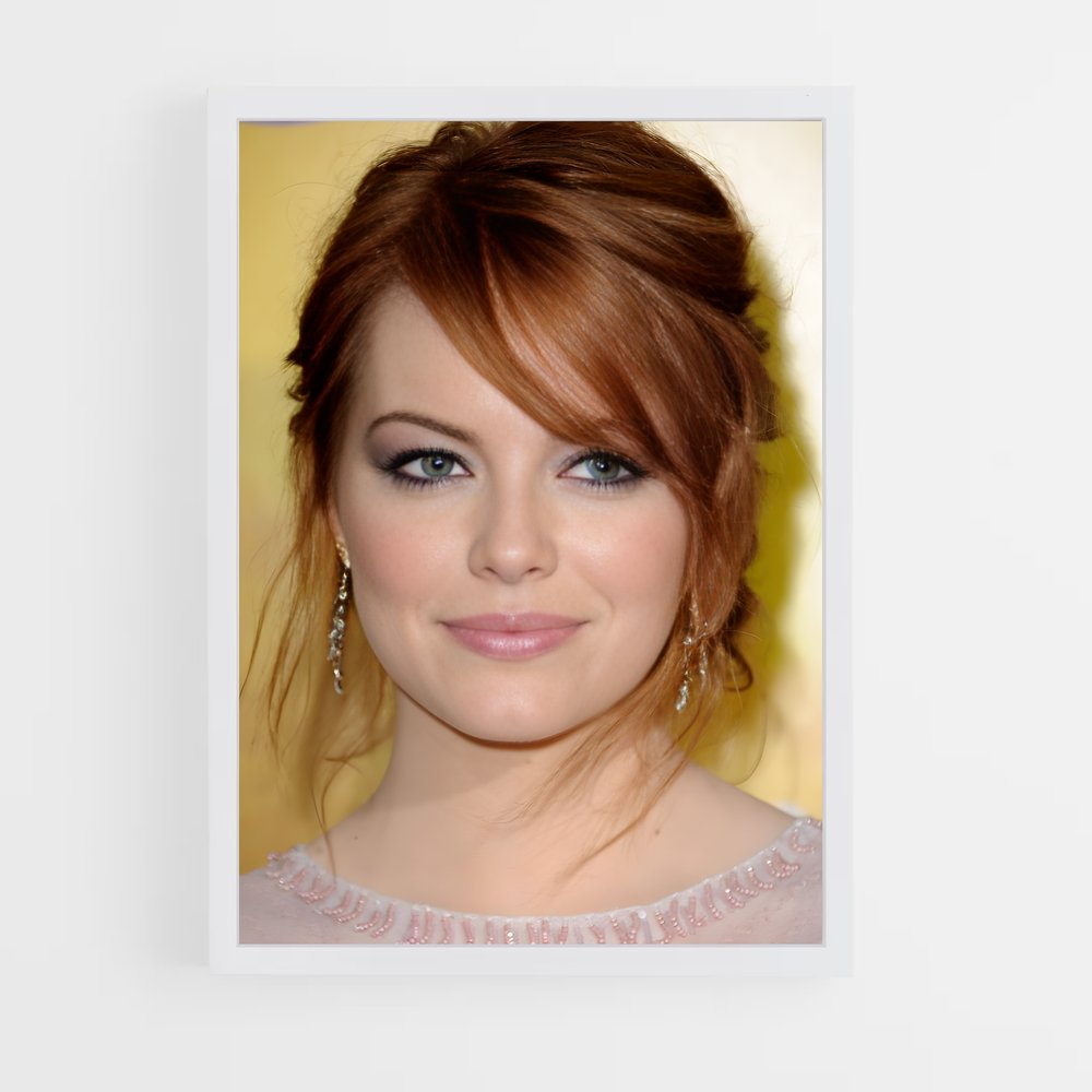 ap-emma stone-7 cadre Blanc