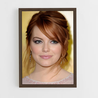ap-emma stone-7 cadre Bois foncé