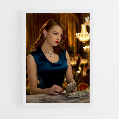 ap-emma stone-8 cadre Blanc