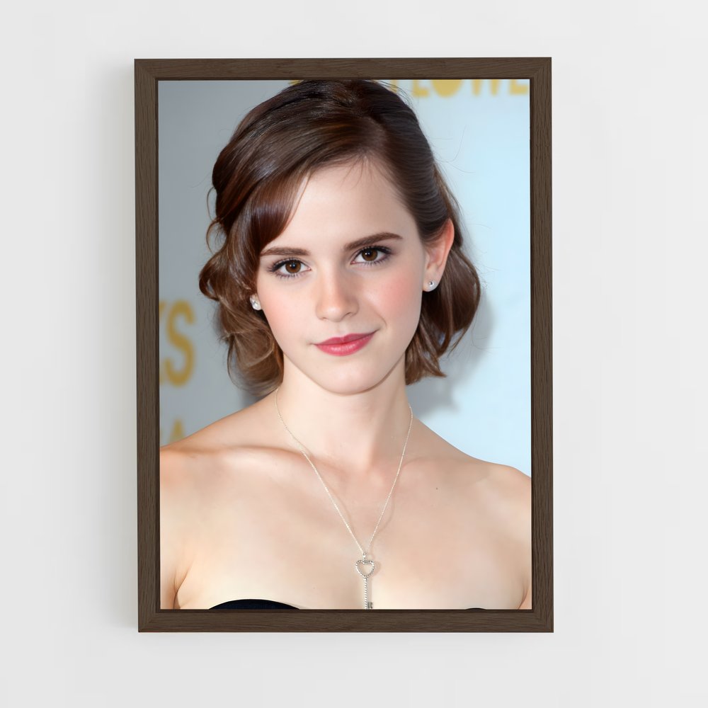 ap-emma watson-7 cadre Bois foncé