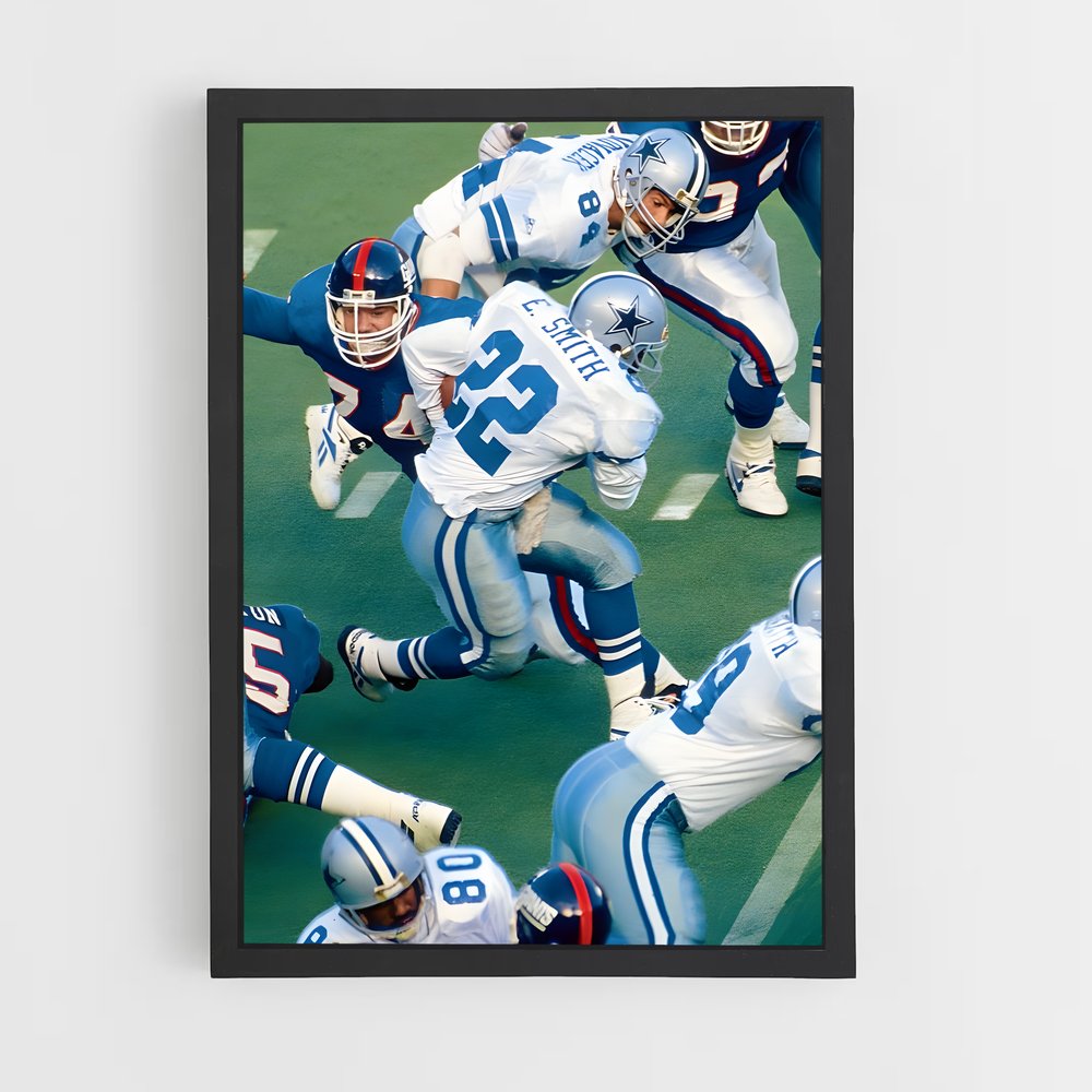ap-emmitt smith-2 cadre Noir
