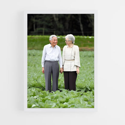 ap-emperor emeritus akihito-2 cadre Blanc