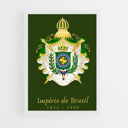 ap-empire of brazil flag-2 cadre Blanc