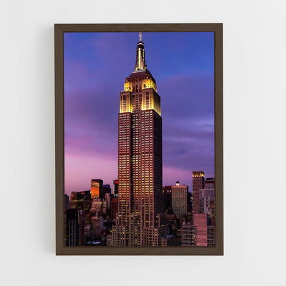 ap-empire state building-6 cadre Bois foncé