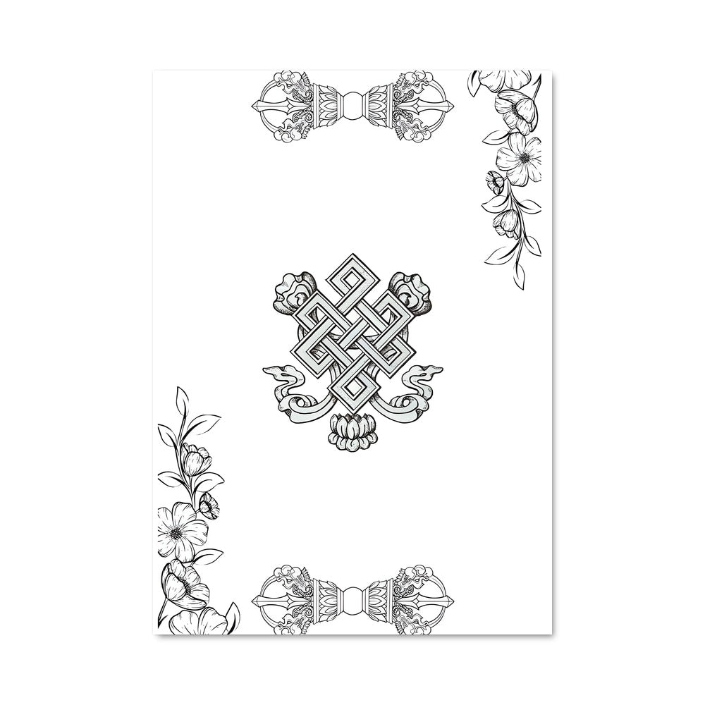 Poster Fleur de Noeud