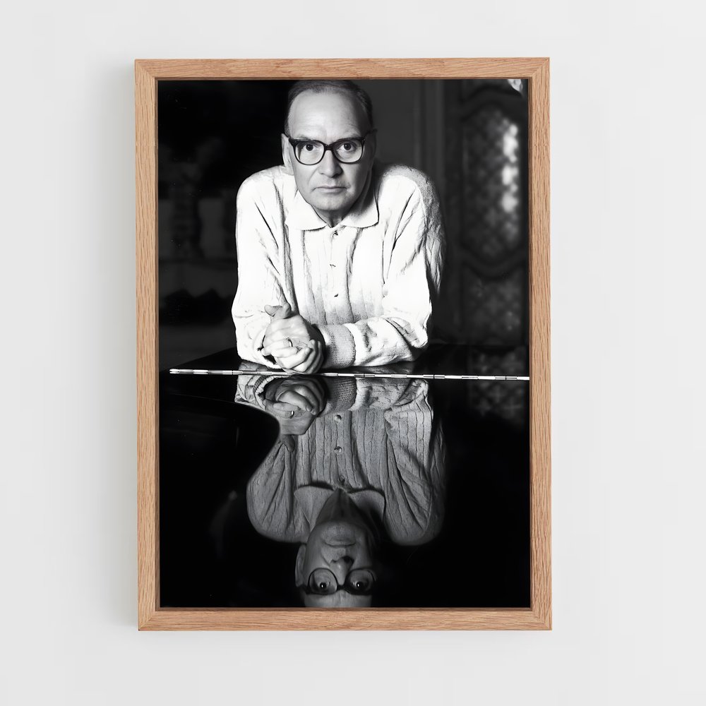 ap-ennio morricone-2 cadre Bois clair
