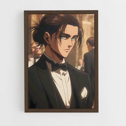 ap-eren yeager-1 cadre Bois foncé