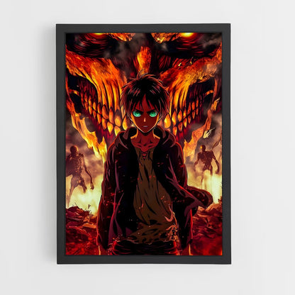 ap-eren yeager-4 cadre Noir