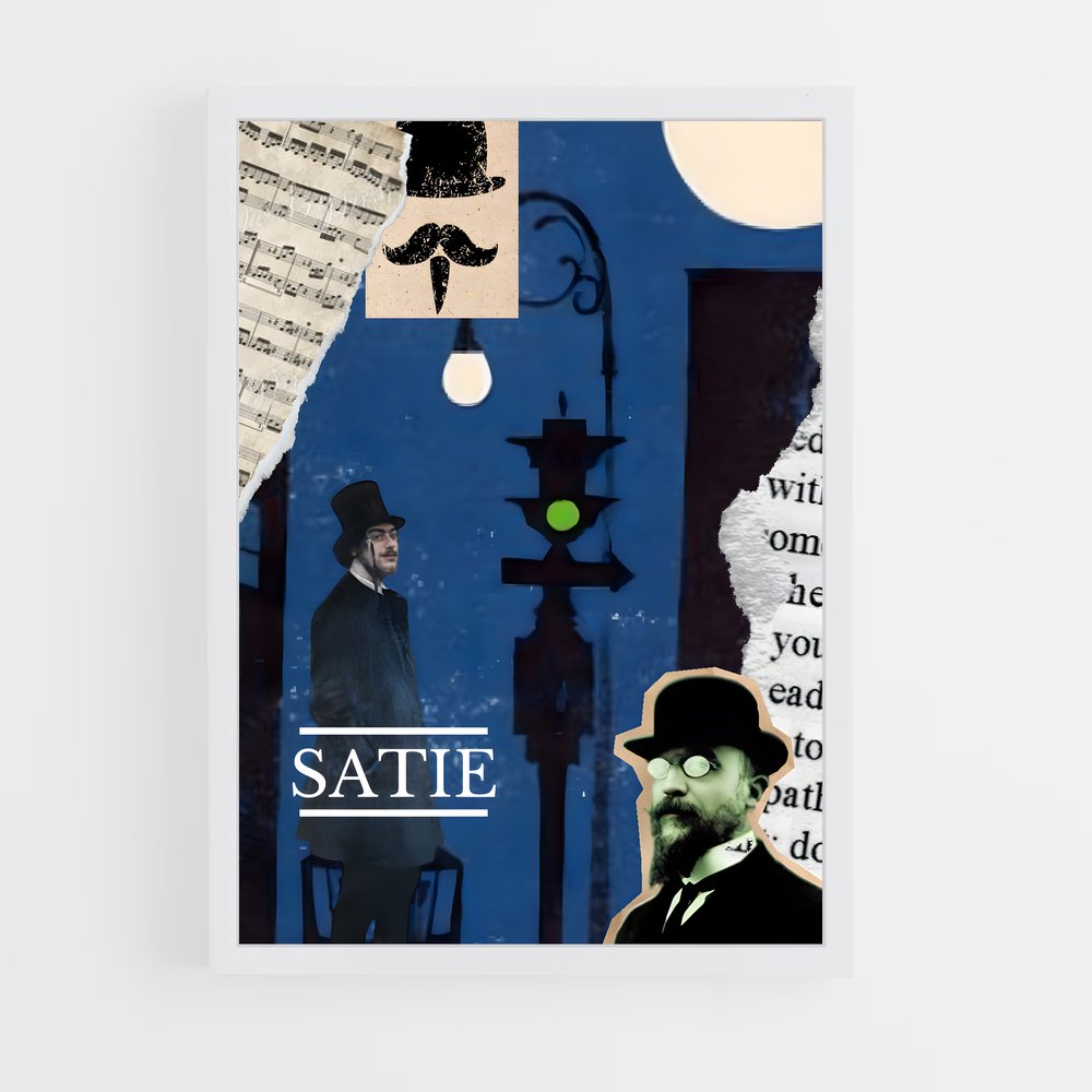 ap-erik satie-3 cadre Blanc