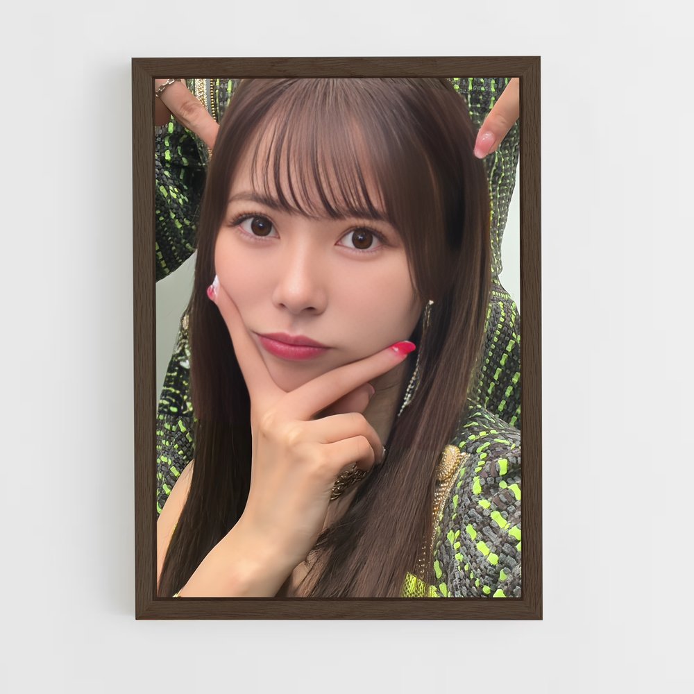 ap-erina ikuta-4 cadre Bois foncé