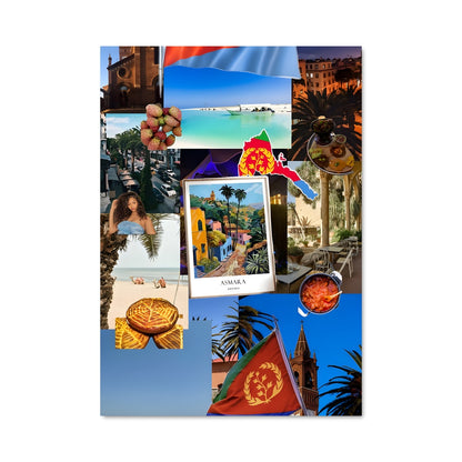 Poster Collage d'Érythrée