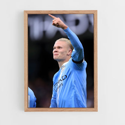 ap-erling haaland-10 cadre Bois clair