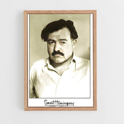 ap-ernest hemingway-2 cadre Bois clair