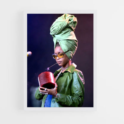 ap-erykah badu-3 cadre Blanc