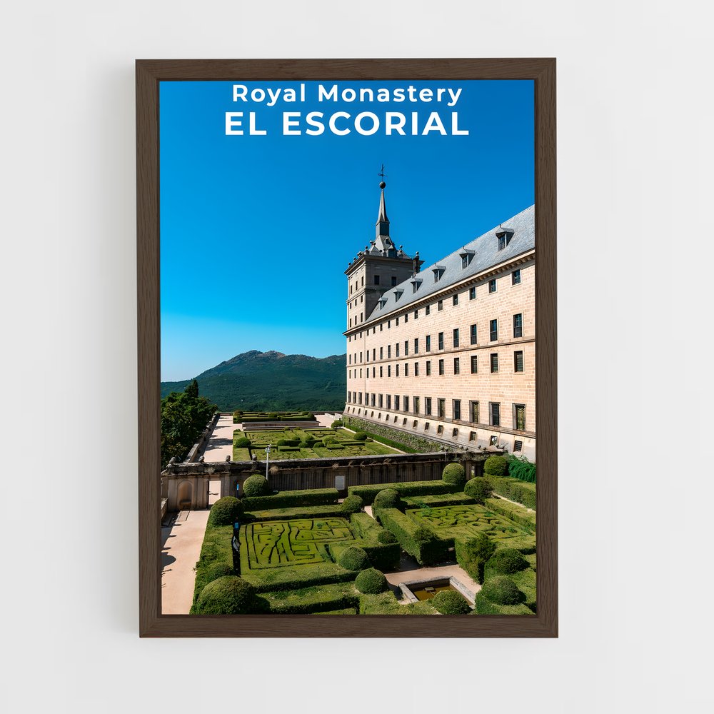 ap-escorial monastery-2 cadre Bois foncé