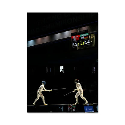 Poster European championships fencing 67452