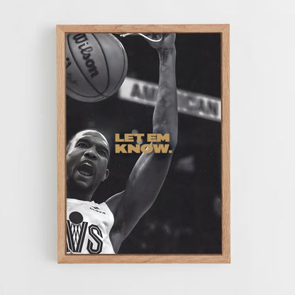 ap-evan mobley-1 cadre Bois clair