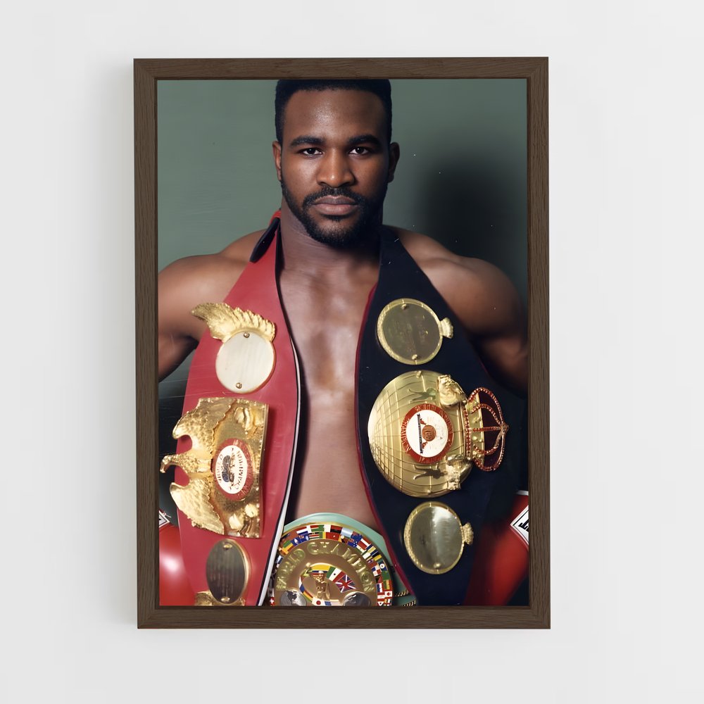 ap-evander holyfield-1 cadre Bois foncé