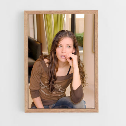 ap-evangeline lilly-4 cadre Bois clair
