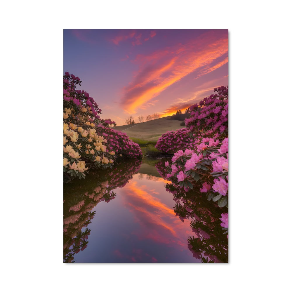 Poster Crépuscule Florissant