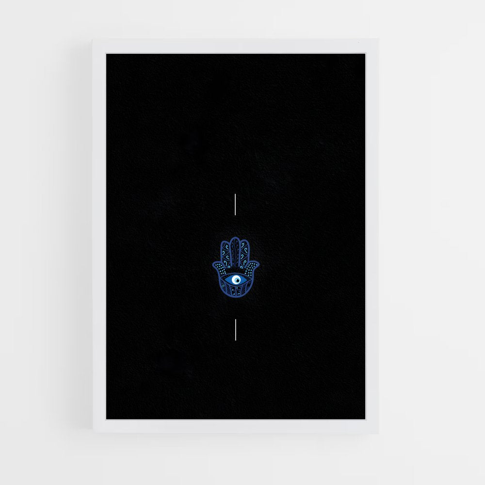 ap-evil eye-10 cadre Blanc