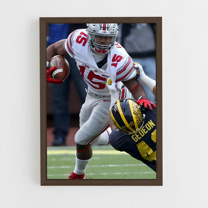 ap-ezekiel elliott-6 cadre Bois foncé