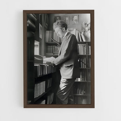 ap-ezra pound-1 cadre Bois foncé