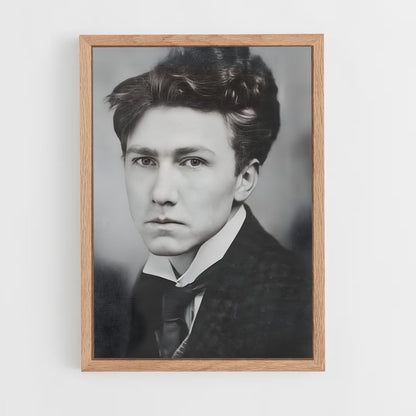 ap-ezra pound-4 cadre Bois clair