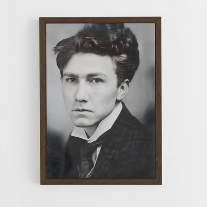 ap-ezra pound-4 cadre Bois foncé