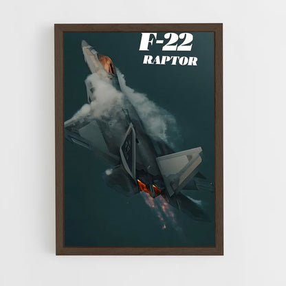 ap-f-22 raptor-3 cadre Bois foncé