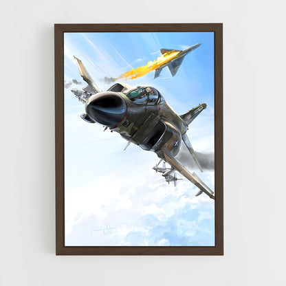 ap-f-4 phantom-5 cadre Bois foncé