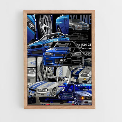 ap-f1 gtr-8 cadre Bois clair