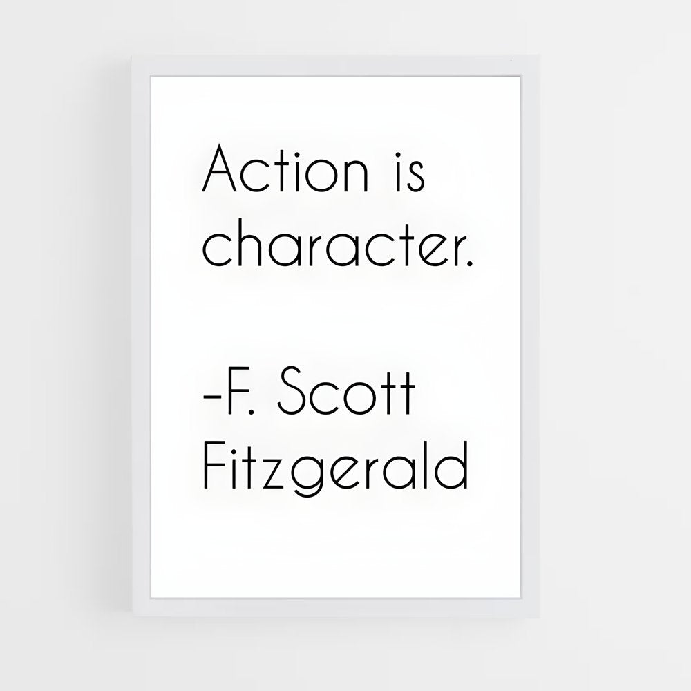 ap-f scott fitzgerald-3 cadre Blanc