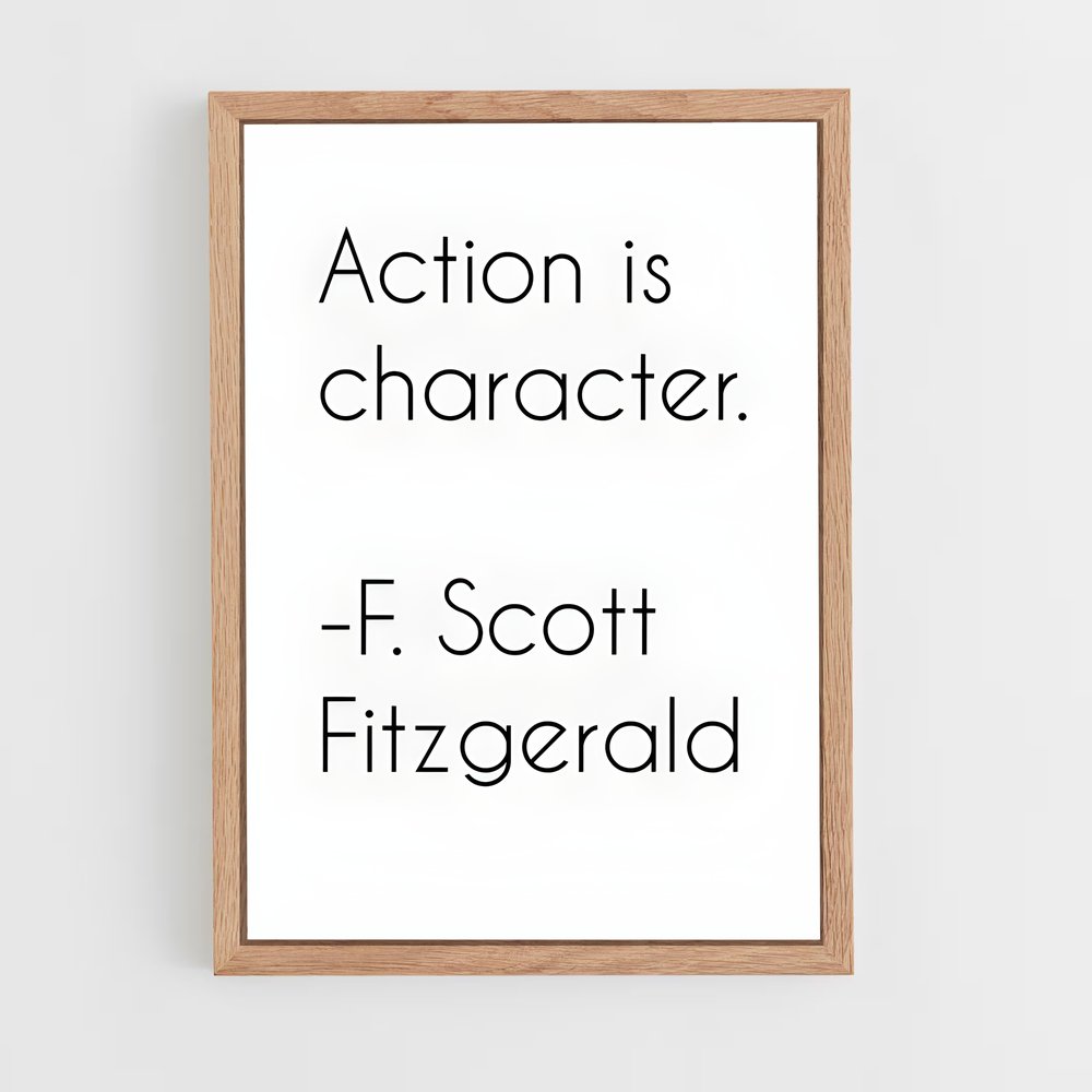 ap-f scott fitzgerald-3 cadre Bois clair