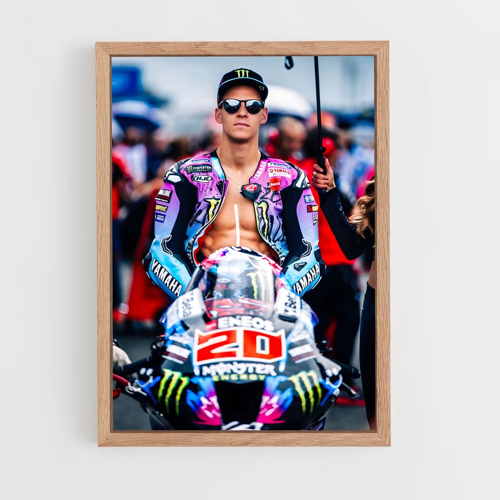 ap-fabio quartararo-4 cadre Bois clair