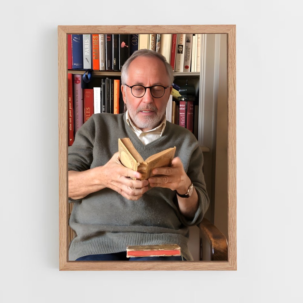 ap-fabrice luchini-2 cadre Bois clair