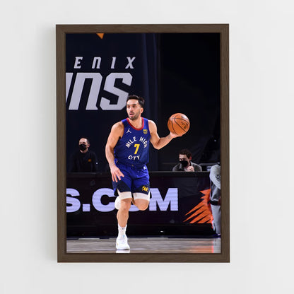 ap-facundo campazzo-10 cadre Bois foncé