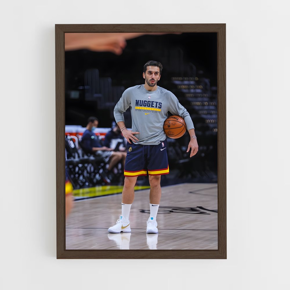ap-facundo campazzo-3 cadre Bois foncé