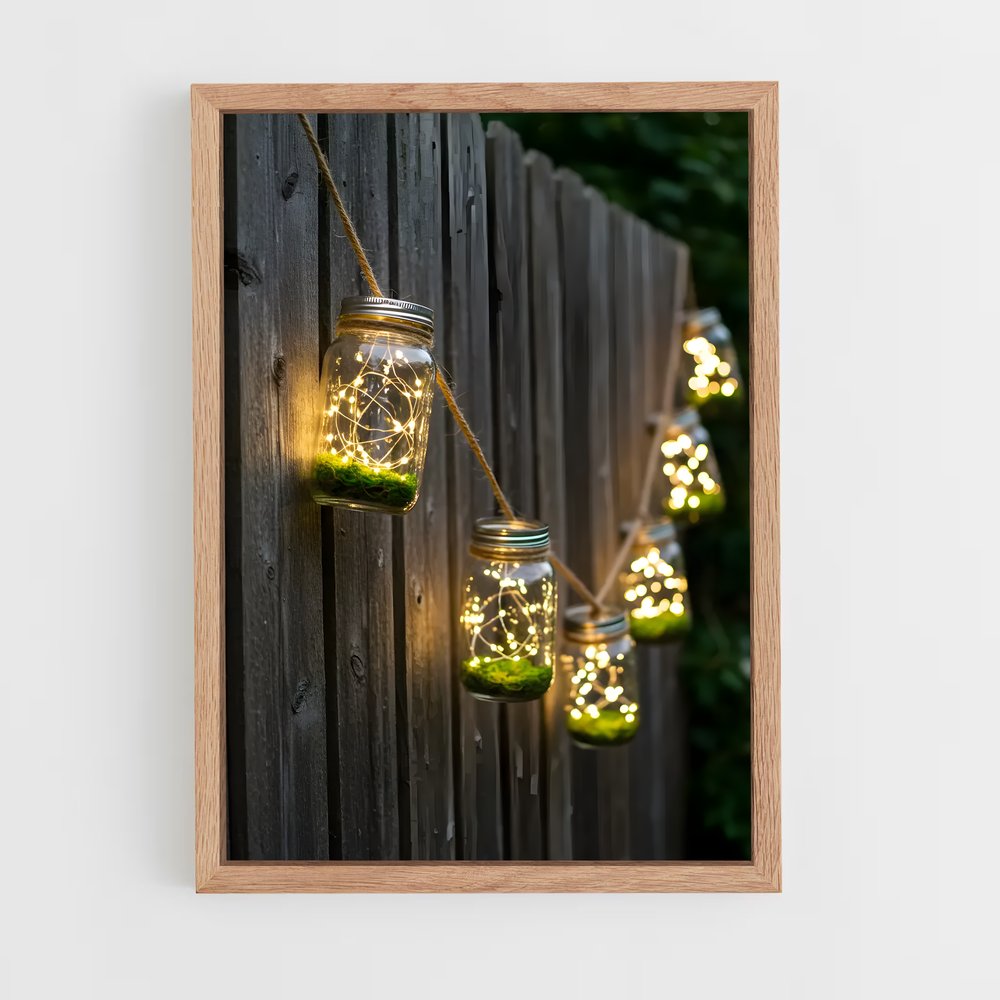 ap-fairy lights-7 cadre Bois clair