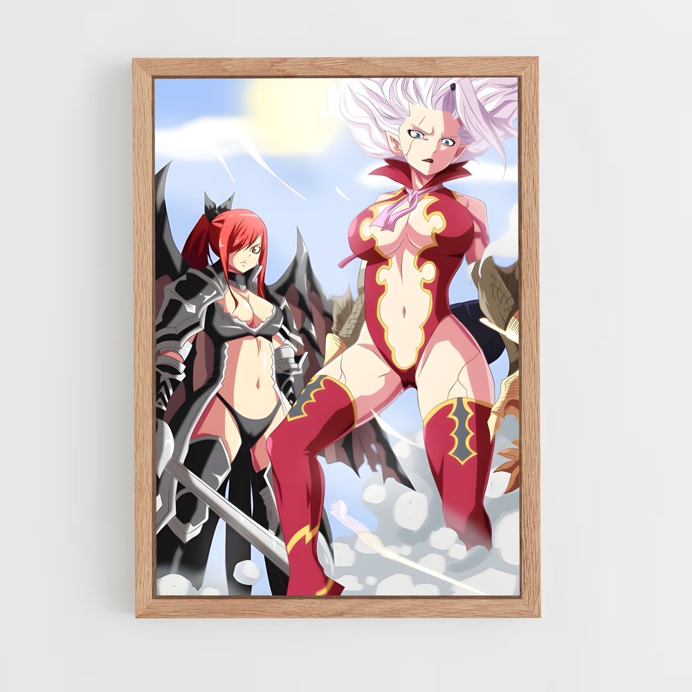 ap-fairy tail-6 cadre Bois clair