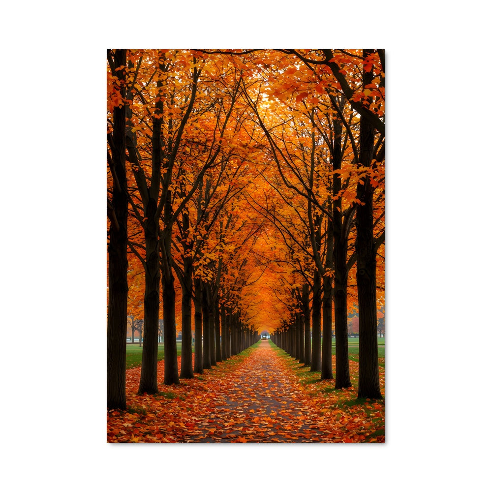 Poster Allée Enflammée