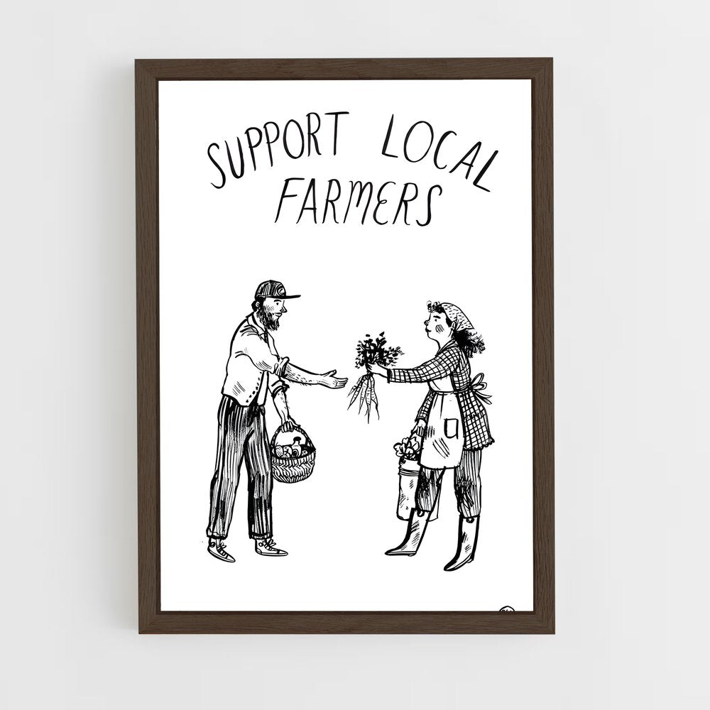 ap-farmer-10 cadre Bois foncé