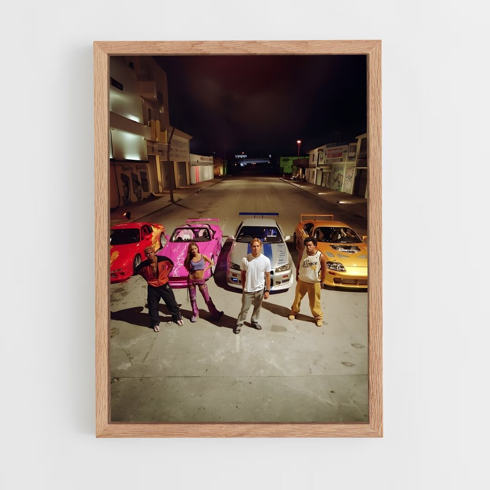 ap-fast and furious-1 cadre Bois clair