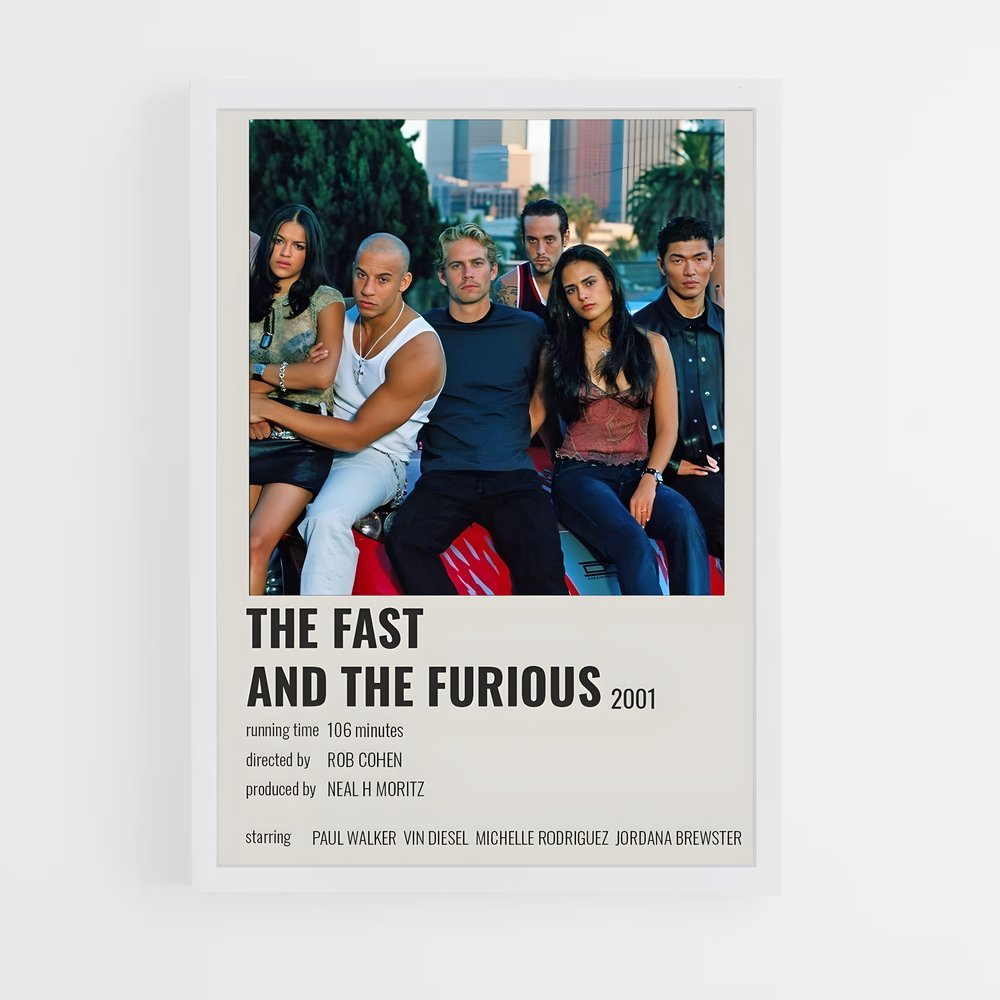 ap-fast and furious-12 cadre Blanc