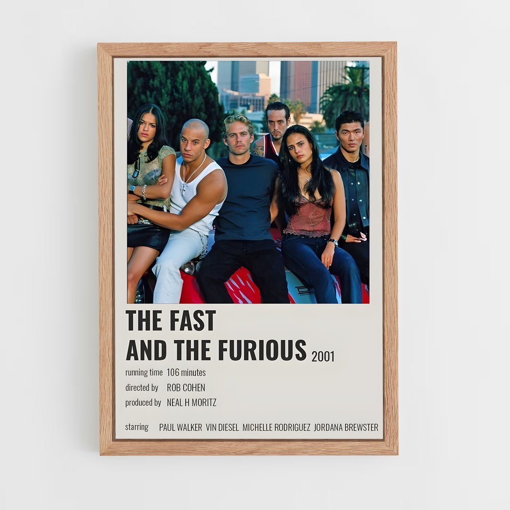 ap-fast and furious-12 cadre Bois clair